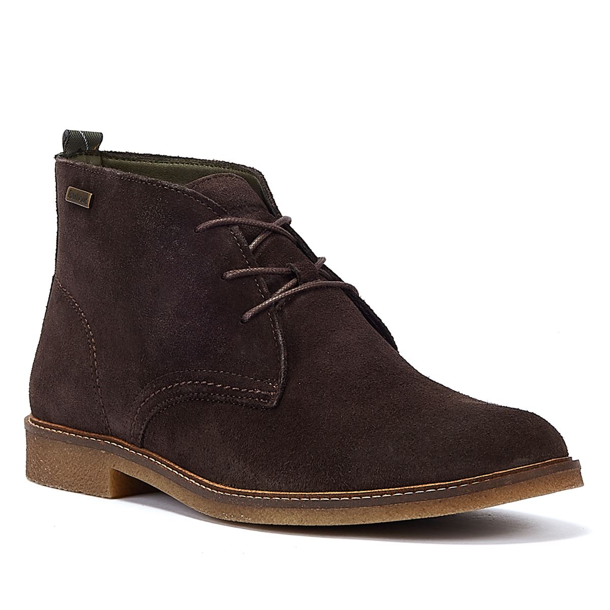 Barbour Sonoran Choco Suede Men’s Boots - Boot And Bag UK