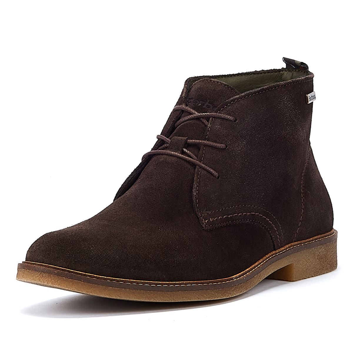 Barbour Sonoran Choco Suede Men’s Boots - Boot And Bag UK