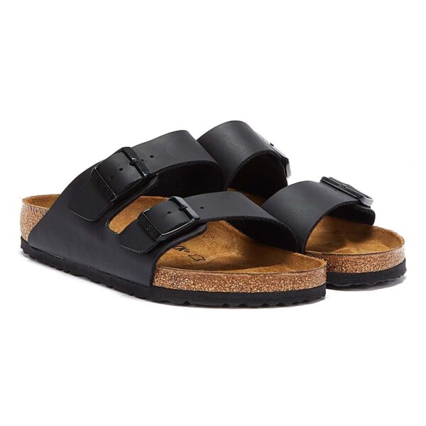 Birkenstock Arizona Birko-Flor Womens Black Narrow Sandals GBP71.00