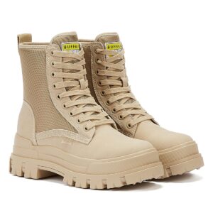 Buffalo Aspha Com2 Womens Cream Boots GBP22.00