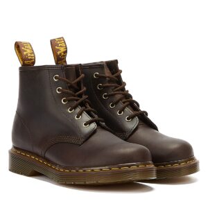 Dr. Martens 101 Ys Crazy Horse Dark Brown Boots GBP116.00