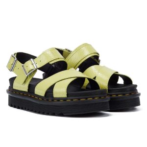 Dr. Martens Voss Ii Distressed Patent Women's Lime Sandals GBP95.00