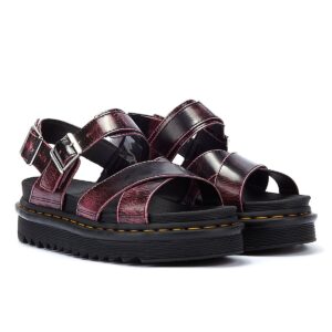 Dr. Martens Voss Ii Two Tone Rub Off Women's Black/Pink Sandals GBP102.00