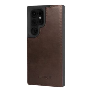 TORRO Galaxy S24 Ultra Leather Bumper Case - Dark Brown GBP29.99