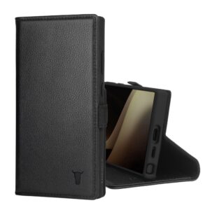 TORRO Galaxy S24 Ultra Leather Case (with Stand Function) - Black GBP39.99