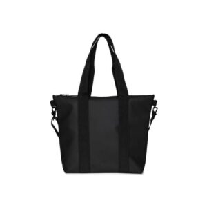 Rains Unisex Black Mini Tote Bag GBP65