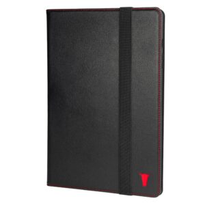 TORRO Samsung Galaxy Tab S9+ Leather Case - Black with Red Detail GBP64.99