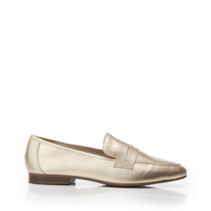 Moda In Pelle Adelyn Gold Leather 41 Size: EU 41 / UK 8 Women's Flat Shoes