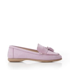 Moda In Pelle Estina Lilac Nubuck 41 Size: EU 41 / UK 8 Women's Flat Shoes