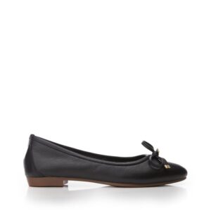 Moda In Pelle Eviee Black Leather 36 Size: EU 36 / UK 3 Women's Flat Shoes