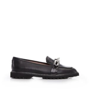 Moda In Pelle Furla Black Croc Leather 39 Size: EU 39 / UK 6 Women's Flat Shoes