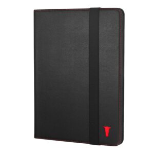 TORRO iPad Pro 11" Leather Case (4th 3rd 2nd & 1st Gen) - Black with Red Detail GBP59.99