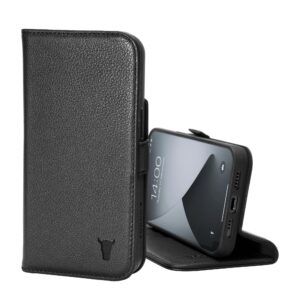 TORRO iPhone 12 / 12 Pro Leather Case (with Stand function) - Black GBP39.99