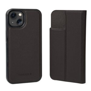 TORRO iPhone 13 Leather Bumper Case with Detachable Folio (MagSafe Charging) - Dark Brown GBP39.99