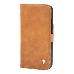TORRO iPhone 14 Plus Leather Folio Case (MagSafe Charging) - Tan GBP39.99
