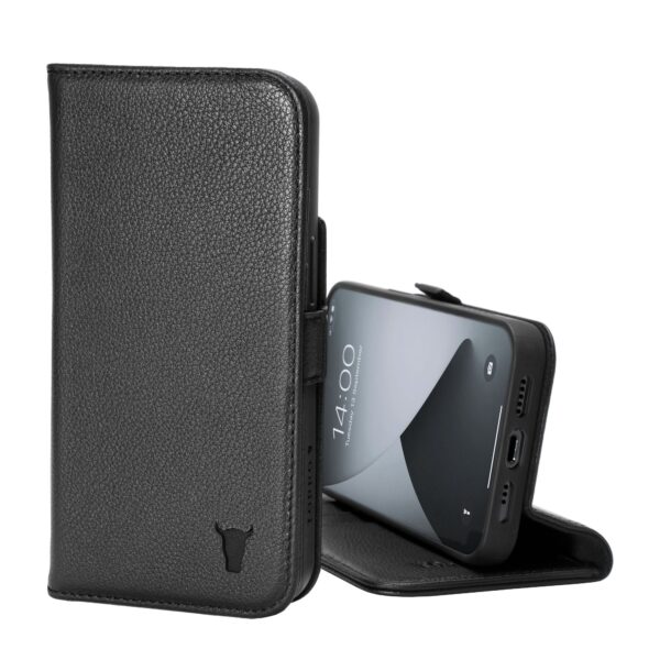 TORRO iPhone 14 Pro Leather Case (with Stand function) - Black GBP39.99