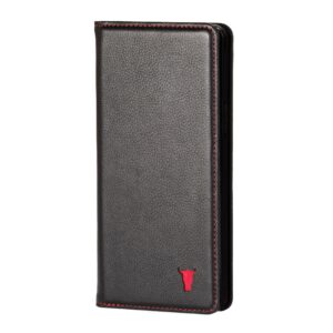 TORRO iPhone 6 / 6S Leather Case (with Stand function) - Black with Red Detail GBP39.99