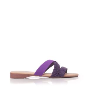 Moda In Pelle Lagoona Purple Leather 35 Size: EU 35 / UK 2 Women's Flat Shoes