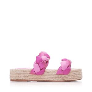 M By Moda Olivar Pink Porvair 38 Size: EU 38 / UK 5 Women's Flat Shoes