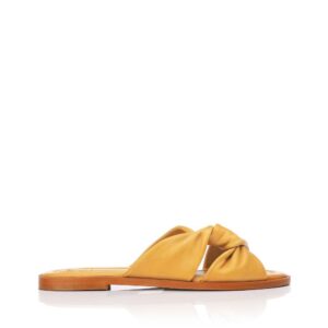 Moda In Pelle Omara Yellow Leather 36 Size: EU 36 / UK 3 Women's Flat Shoes