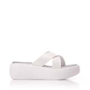 Moda In Pelle Oreo White Leather 36 Size: EU 36 / UK 3 Women's Flat Shoes