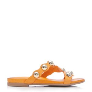 Moda In Pelle Oriel Orange Leather 36 Size: EU 36 / UK 3 Women's Flat Shoes