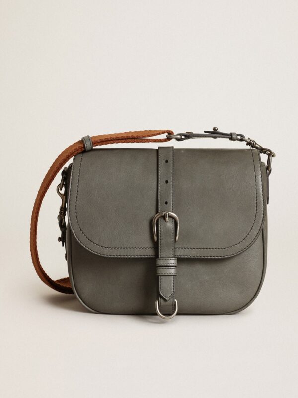 Golden Goose Francis Bag Medium In Stone Gray Leather GBP785.0