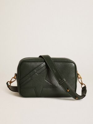 Golden Goose Star Bag In Dark Green Leather With Tone-on-tone Star GBP520.0