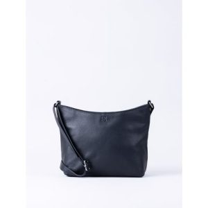 Grasmere Leather Cross Body Bag in Navy