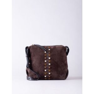 Buttermere Suede Cross Body Bag in Chocolate Brown