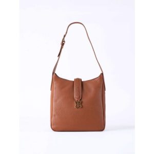 Dalston Leather Hobo Bag in Tan