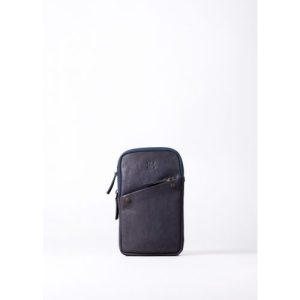 Harstone Leather Travel Bag in Blue