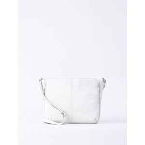 Ambleside Leather Cross Body Bag in White