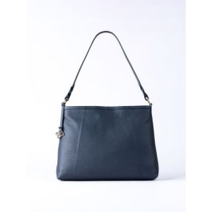 Howgill Leather Hobo Bag in Navy