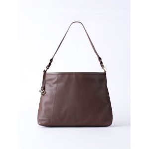 Howgill Leather Hobo Bag in Chocolate Brown