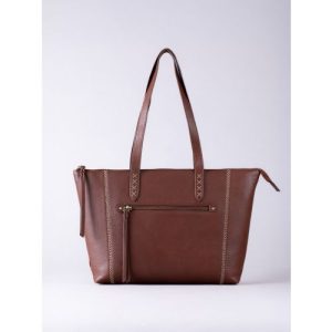 Castlerigg Leather Tote Bag in Dark Tan