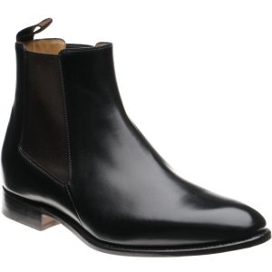 Carlos Santos 7902 mens Chelsea boots in black shadow