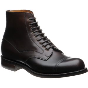 Cheaney Jarrow R mens rubber-soled boots in chicago tan calf
