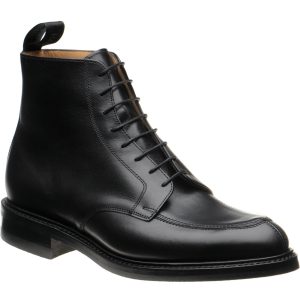 Cheaney Richmond II R mens rubber-soled boots in black calf