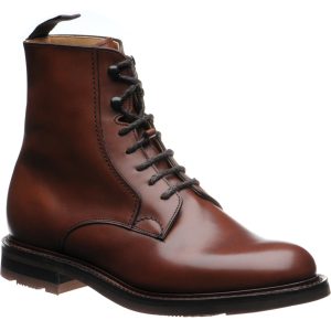Church Wootton mens rubber-soled boots in brandy calf