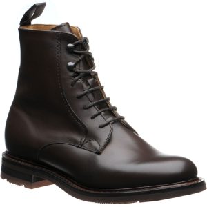 Church Wootton mens rubber-soled boots in ebony calf