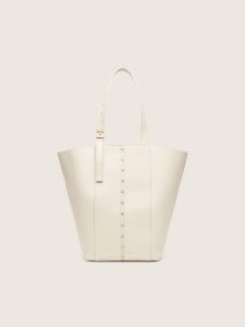 Golden Goose - 24/7 Bag North South In Butter-colored Leather With Adjustable Handles, Woman, Size: U