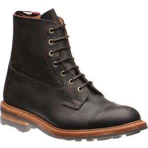Herring Allan mens rubber-soled boots in dark brown