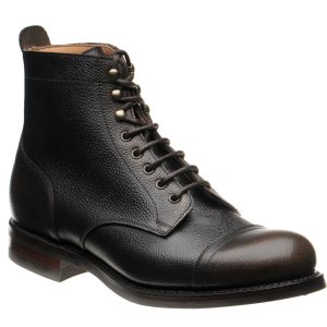 Herring Badminton mens rubber-soled boots in bronze rub off