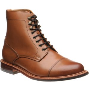 Herring Belstone mens hybrid-soled boots in tan calf