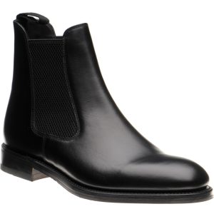 Herring Coltham mens hybrid-soled Chelsea boots in black calf