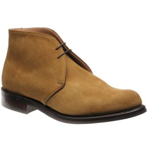 Herring Herald mens rubber-soled Chukka boots in maracca suede
