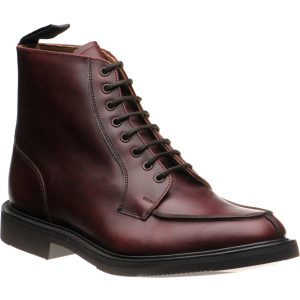 Herring Lawrence II mens rubber-soled boots in burgundy cutter