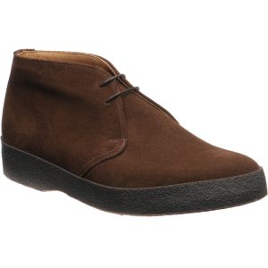 Herring Mustang mens Chukka boots in polo suede