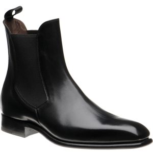 Herring Muswell mens Chelsea boots in black calf